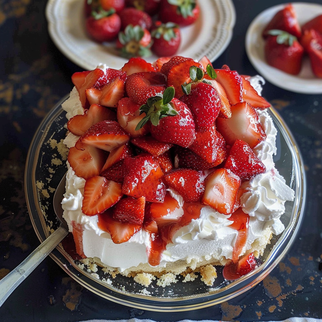 Strawberry Angel Food Cake Dessert: A Dazzling No-Bake Treat