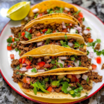 Ground Beef Tacos: Simple Weeknight Wonder