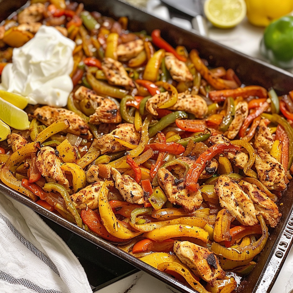Oven Baked Chicken Fajitas: Easy Sheet Pan Recipe