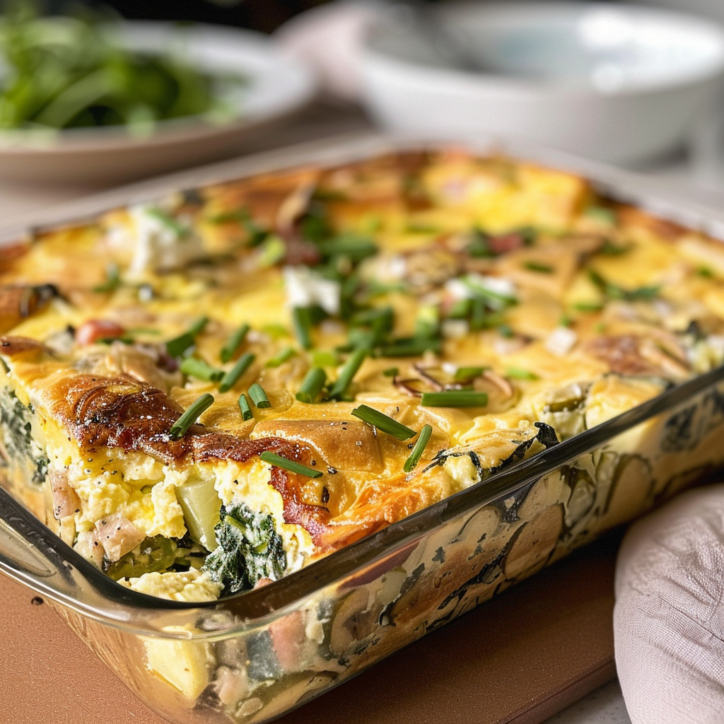 High Protein Breakfast Bake: A Savory Morning Casserole