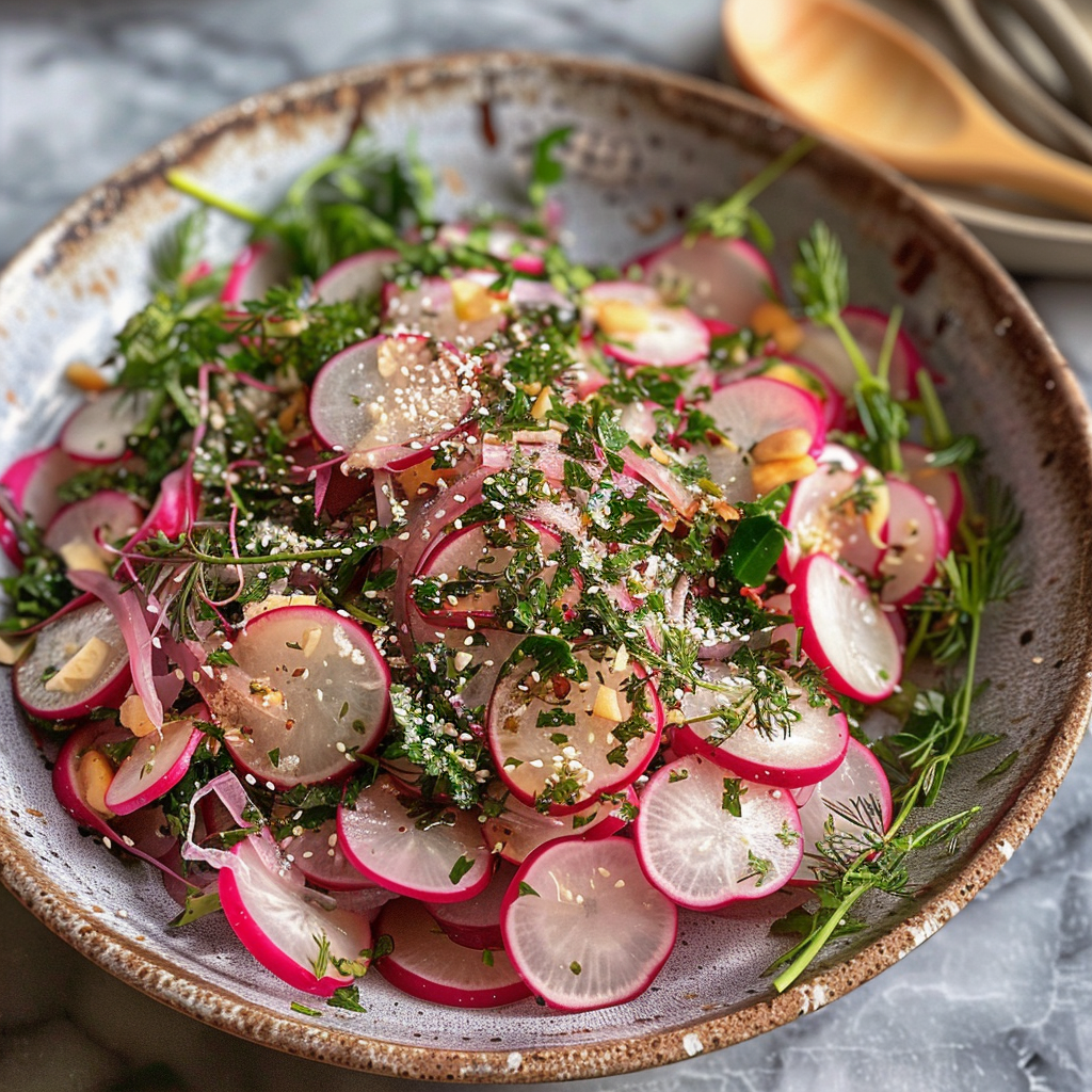 Easy Radish Salad Recipe