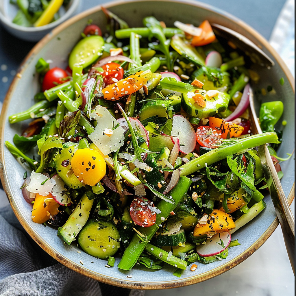 Spring Vegetable Salad: A Vibrant & Crunchy Recipe