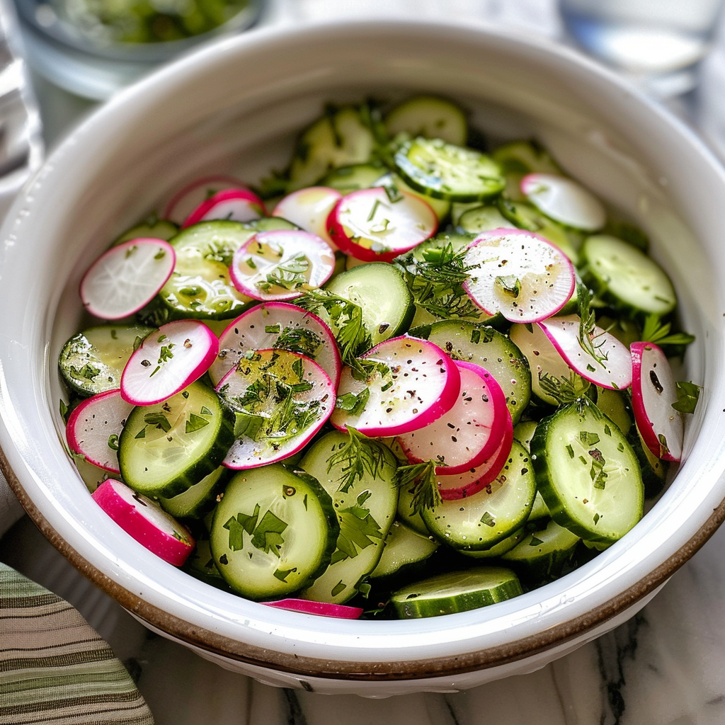 Cucumber Radish Salad: A Crisp, Refreshing Side