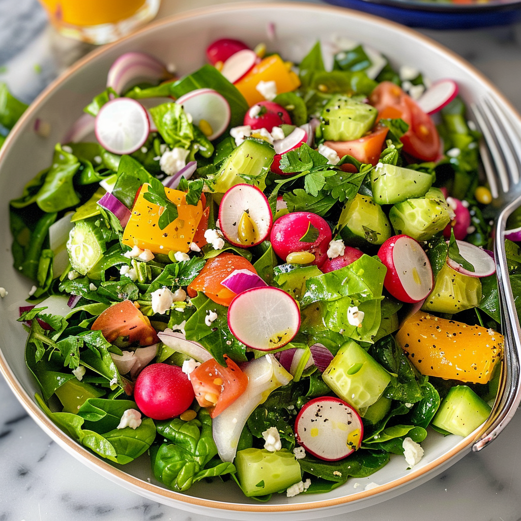 Spring Chopped Salad Recipe: A Fresh & Vibrant Bowl